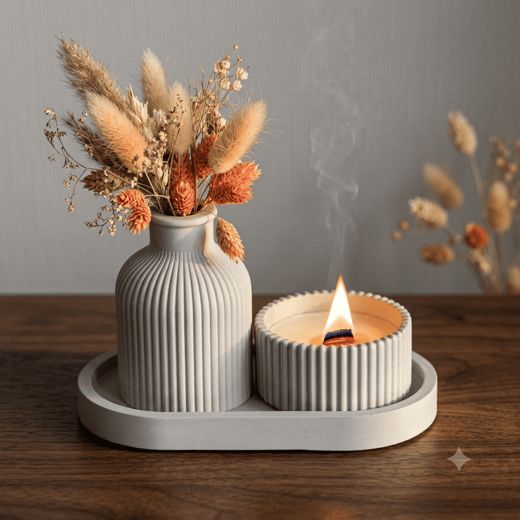 Molde de Silicone Trio Canelado