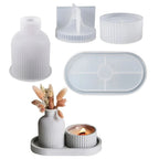 Molde de Silicone Trio Canelado